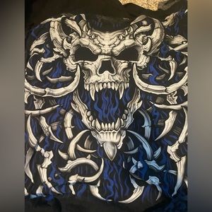 over the shoulder y2k shirt